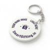 MDF Key Chain White Key Ring (Double Side Round Shape)